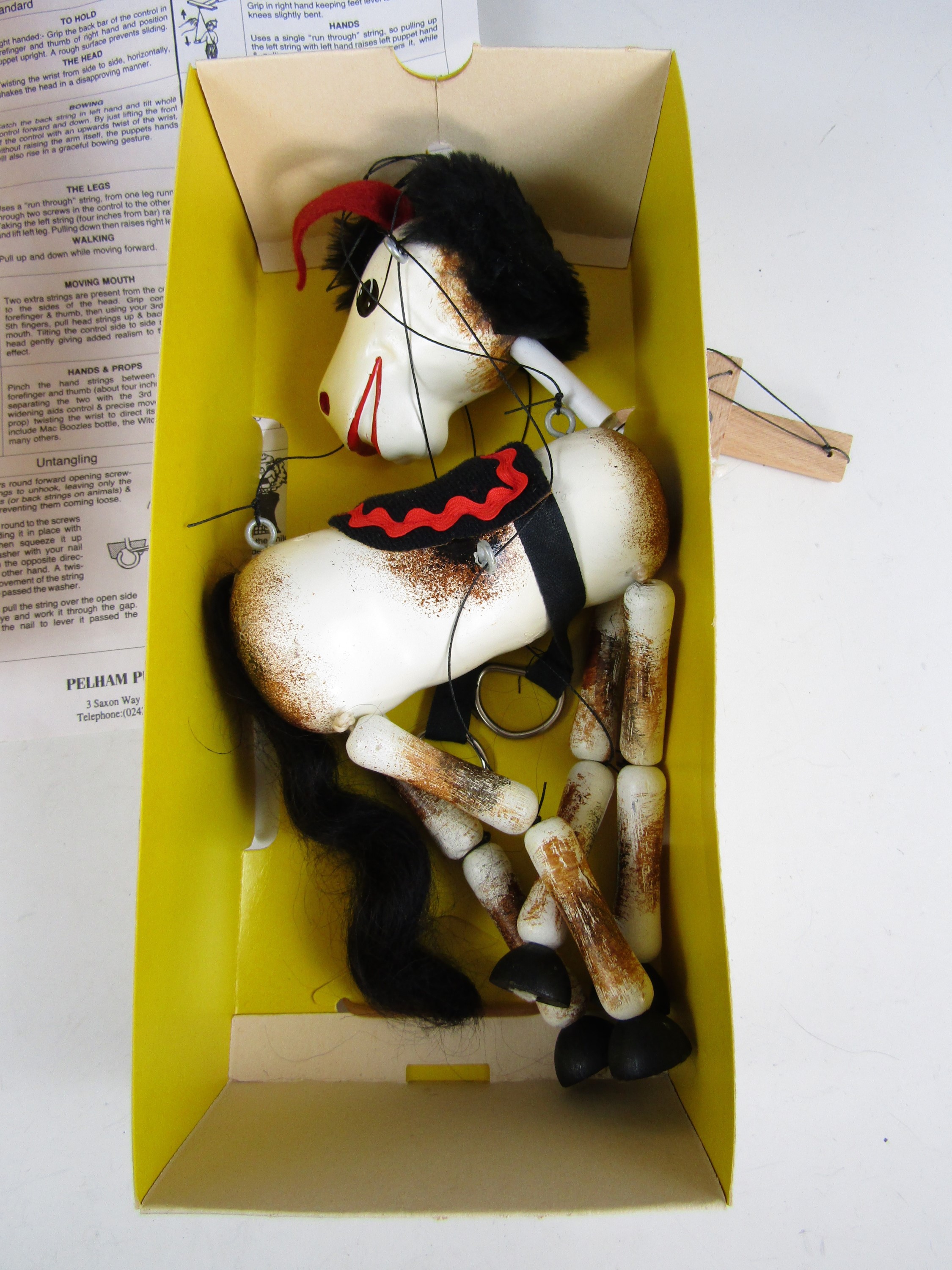 A boxed Pelham Puppet of a horse, late 20th Century - Image 2 of 2