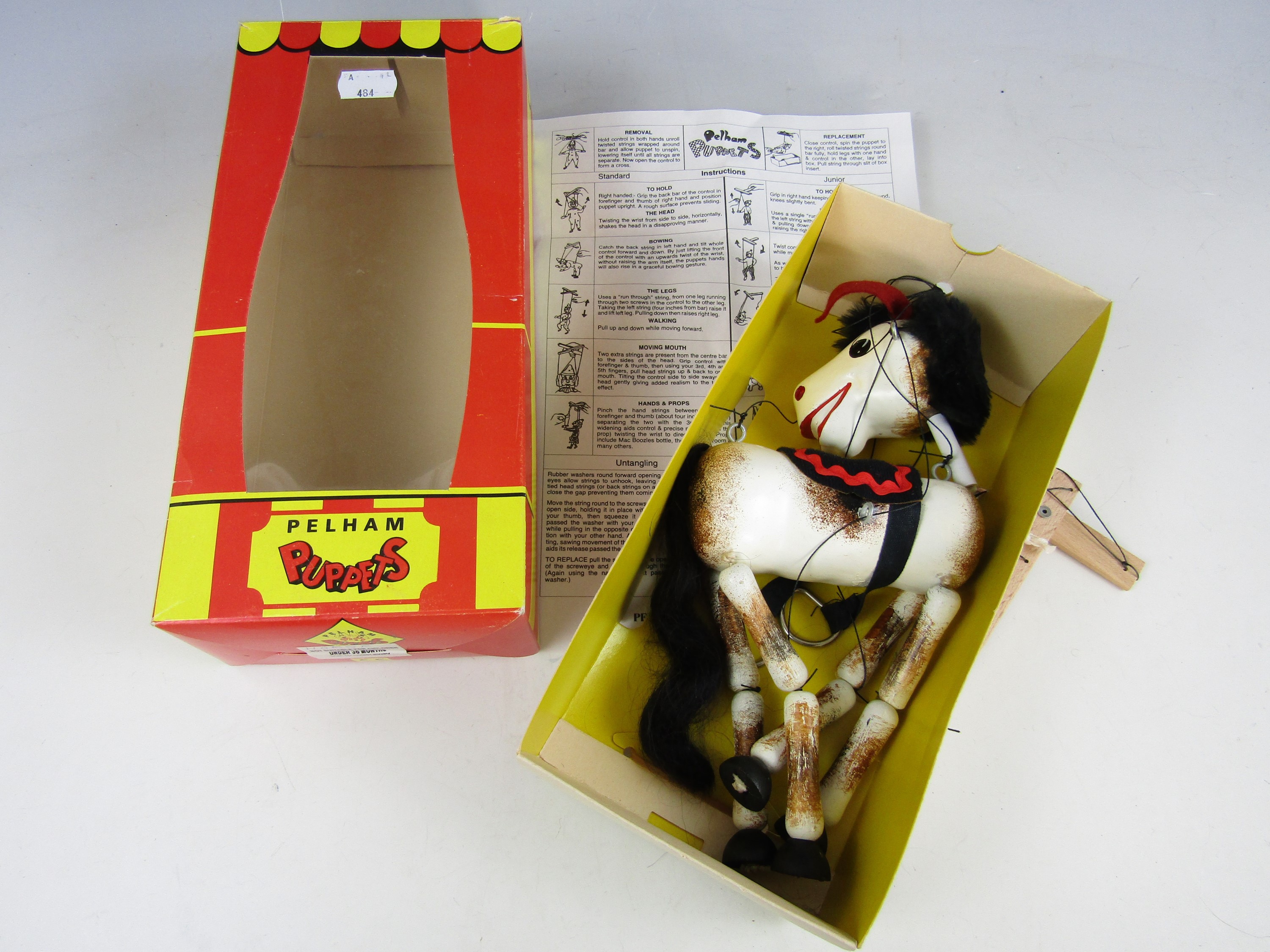 A boxed Pelham Puppet of a horse, late 20th Century