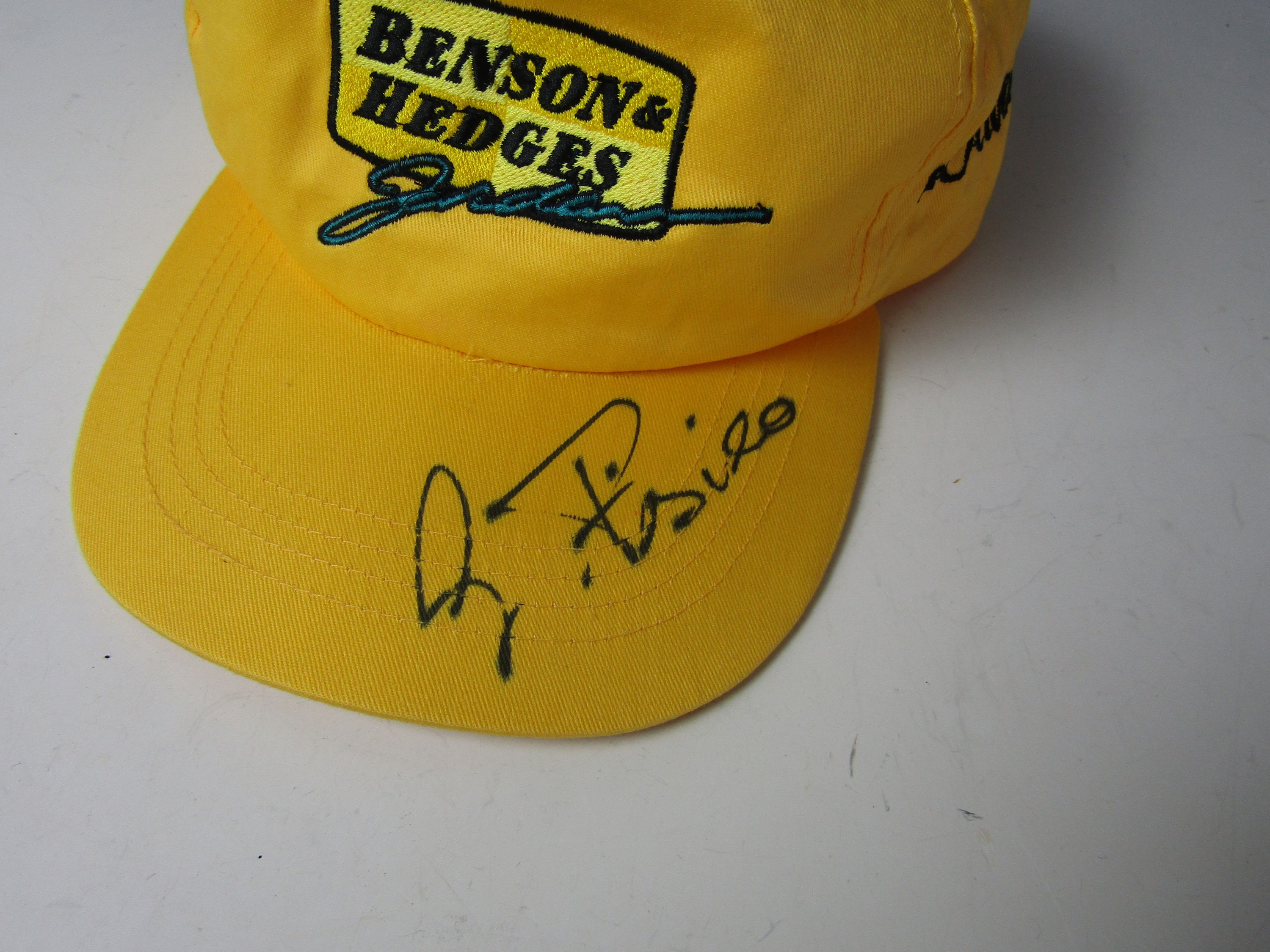 A Formula 1 Jordan baseball cap signed by Giancarlo Fisichella - Image 2 of 2