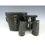 A set of Second World War Wehrmacht issue 7x50 binoculars by Zeiss and bearing their code blc