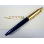 A Waterman Edson fountain pen, with original brochure and guarantee