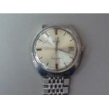 A 1960s Omega Seamaster Cosmic stainless steel wrist watch, having automatic movement, date