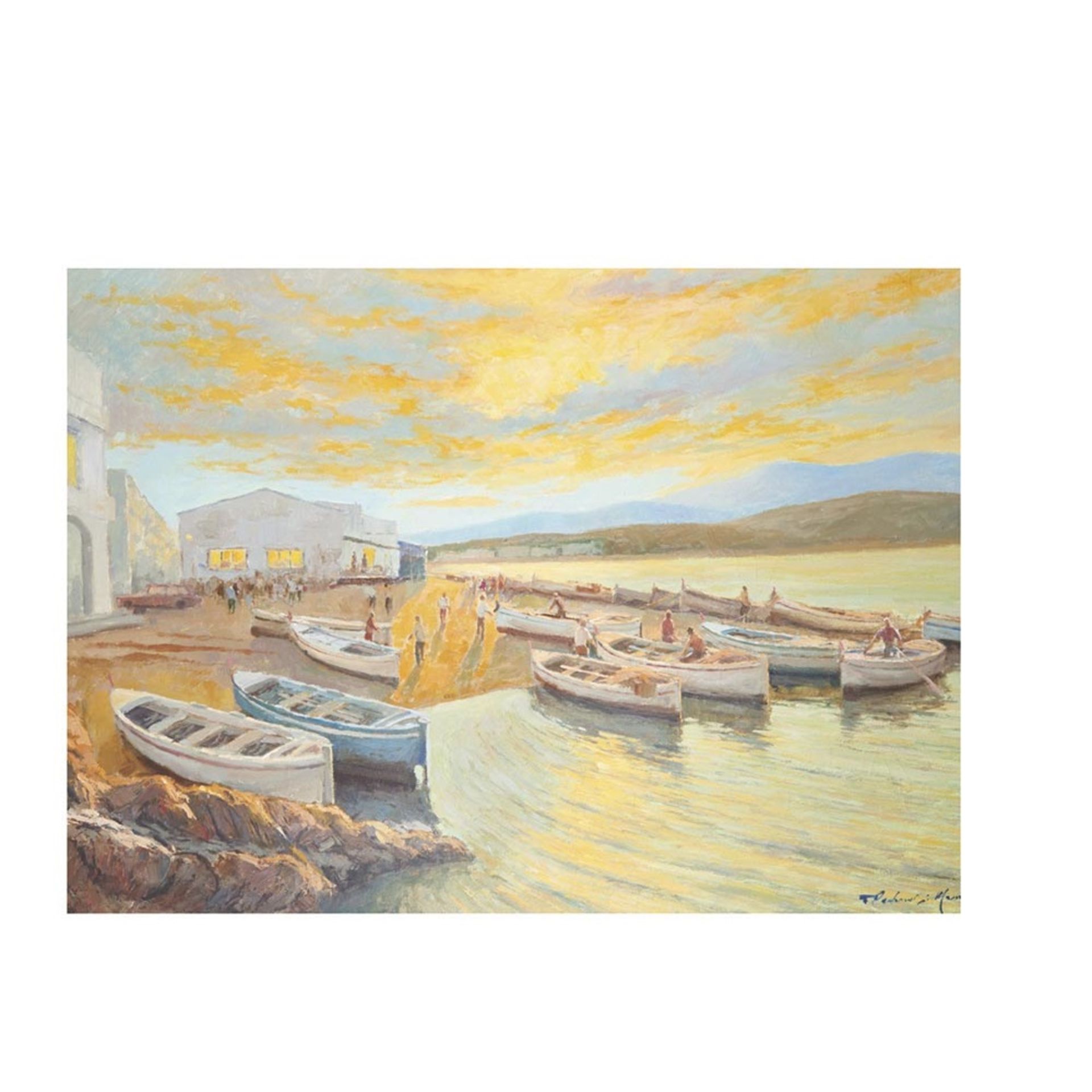Port. Oil on canvas