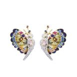 Alen Dione gold, white gold, diamonds, blue sapphires, rubies, French rose, amethyst, citrine,