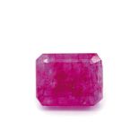 Red beryl Berilo rojo (Bixbita) talla esmeralda. Peso: 13,55 ct. 15,42 x 12,24 x 8,20 mm. Se adjunta