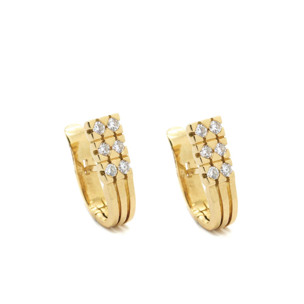 Octavio Sardá gold and diamonds earrings