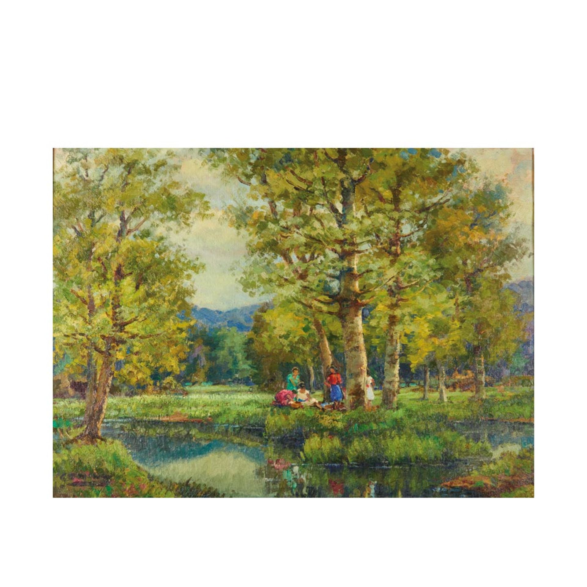Landscape. Oil on canvas