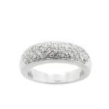 White gold and diamonds ring