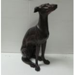 Carved Greyhound Figurine