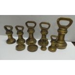 Lot of 9x Avery Brass Weights