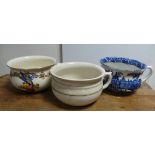 Assorted Lot of 3x Chamber Pots