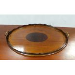 Inlaid Tray with Handles