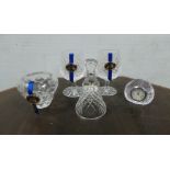 Assorted Lot of 5 pieces of Tipperary Crystal