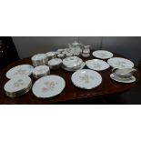 Royal Doulton Fine Bone China Dinner Service and Tea set in the pattern of Yorkshire Rose