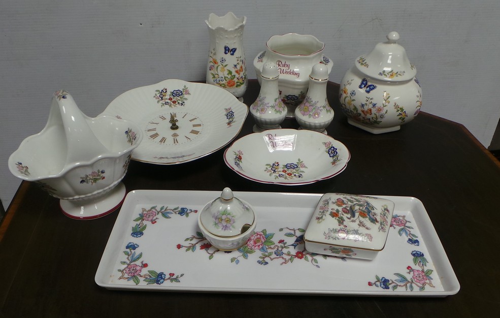 Assorted Lot of Aynsley and Royal Tata