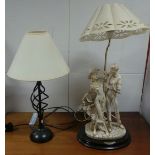 Lot of 2 Modern Lamps