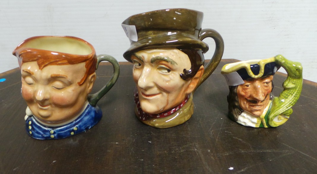 Lot of 3x Royal Doulton Toby Jugs