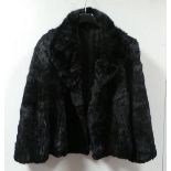 Black Fur Ladies Jacket