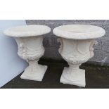 Pair of Planters with Handle Feature