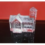 Waterford Crystal Lismore Village Church Ornament