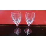 Lot of 2x Wine Glasses