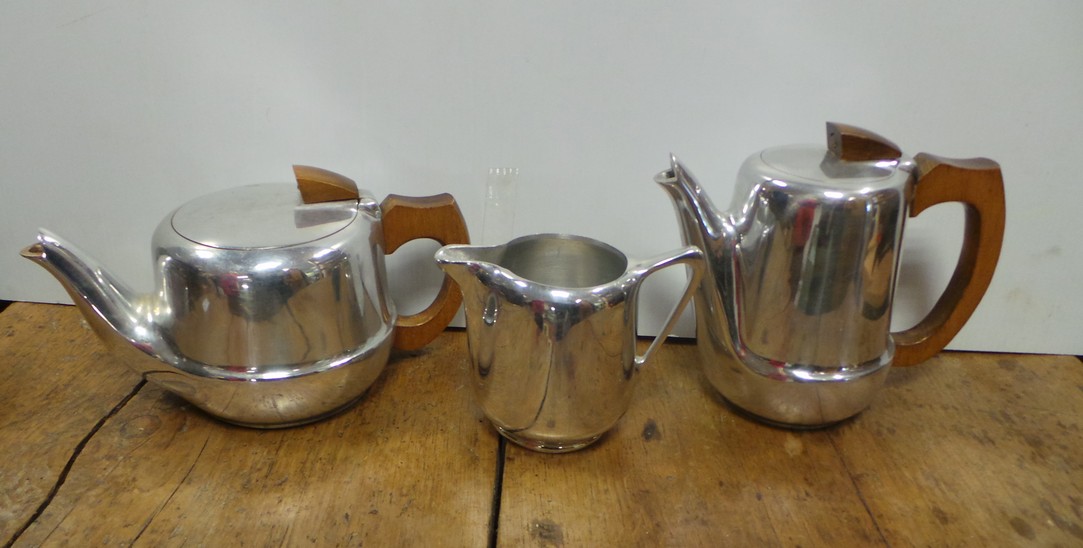 3 Piece Piquot Art Deco Tea Set