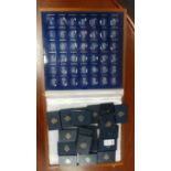 Cased Set of Crystal Cameo's (with boxes)