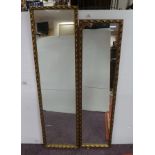 Pair of Rectangular Gilt Framed Wall Mirrors