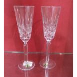 Pair of Waterford Crystal Flutes