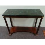 Marble Top Hall table