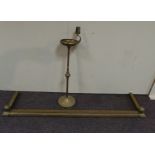 Brass Fender and Ashtray on Stand