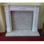 Marble Effect Fire surround