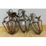 Lot of 3x Hanging Centre Pieces Lights