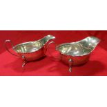 Pair of Silver Sauceboats