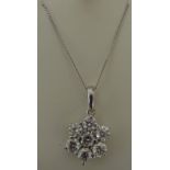 18ct Diamond Pendant on Chain