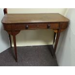 Antique Mahogany One Drawer Hall table