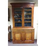 Victorian 2-door Mahogany Bookcase