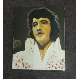 Elvis Oil on Canvas