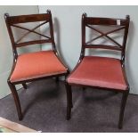 Set of 6x Mahogany Dining Room Chairs