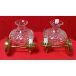 Pair of Old Waterford Crystal Wall Lights