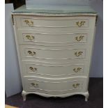 5-drawer French-style Painted Chest