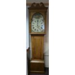 Light Oak Grandfather Clock