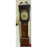 Mahogany grandfather clock, Jazz Allan, Kilmarnock