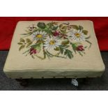 Tapestry Footstool