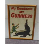My Goodness My Guinness Sign Seal Advertising Sign