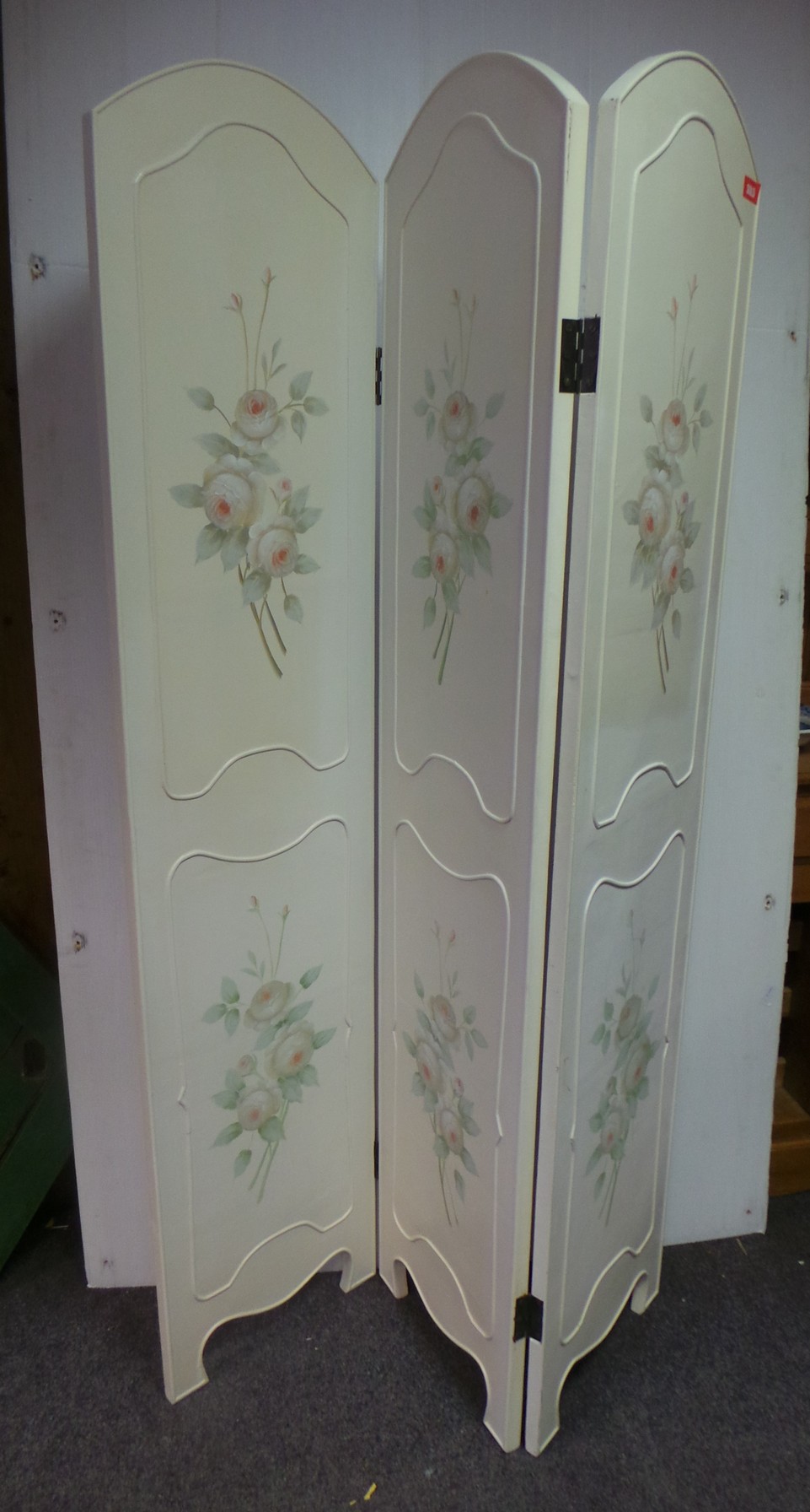 Painted Floral Screen