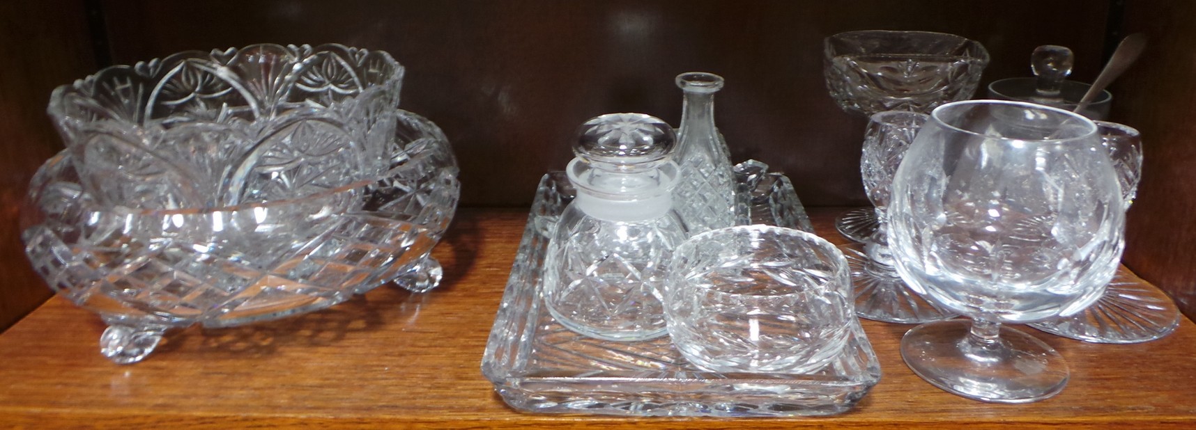 Assorted Lot of Cut Glass