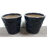 Pair of Navy Planters