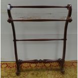 Mahogany Towel Rail