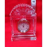 Waterford Crystal Small Mantel Clock